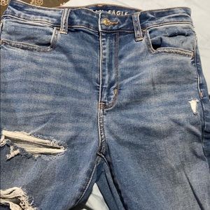 american eagle super high rise jeggings